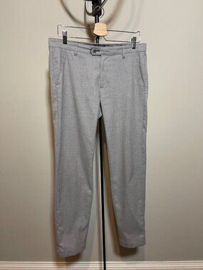 Ted Baker London Tailored Trousers Light Grey Men's 32R